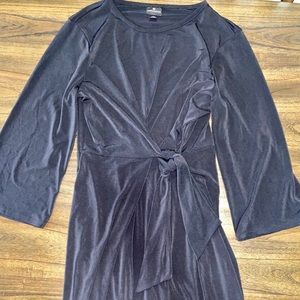 Worthington JCPenney Women’s Wrap Black Mini Dress